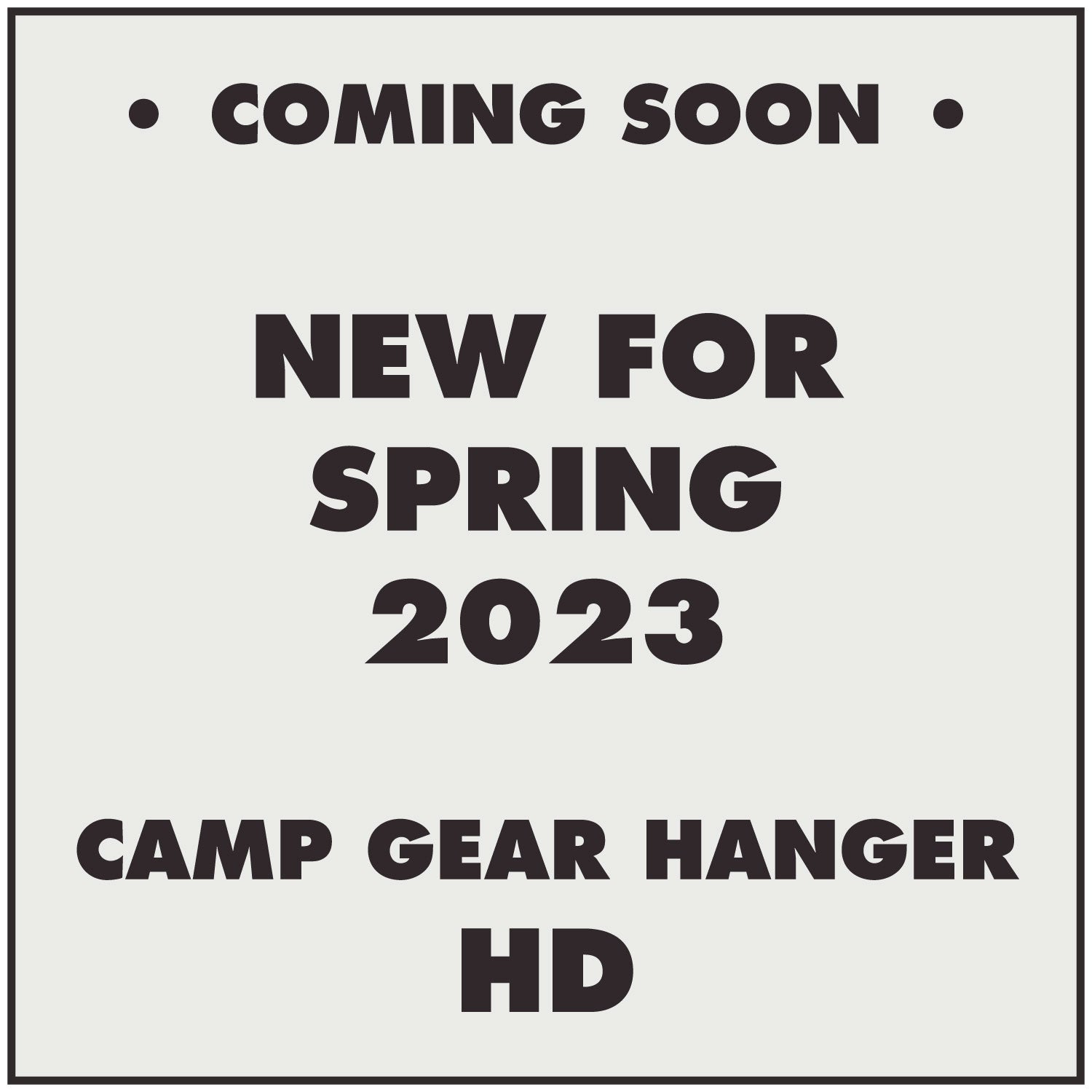 COMING SOON * Spring 2023 * Camp Gear Hanger HD (Heavy Duty) – Herron  Outdoors